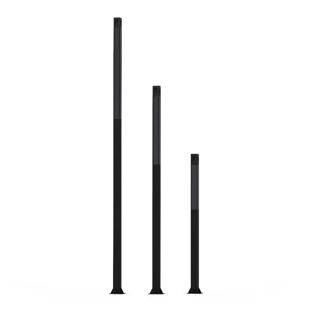 80CM Aluminum Profile Solar LED Lawn Light Garden Landscape Outdoor Bollard Light Waterproof IP65 Lawn Lamp