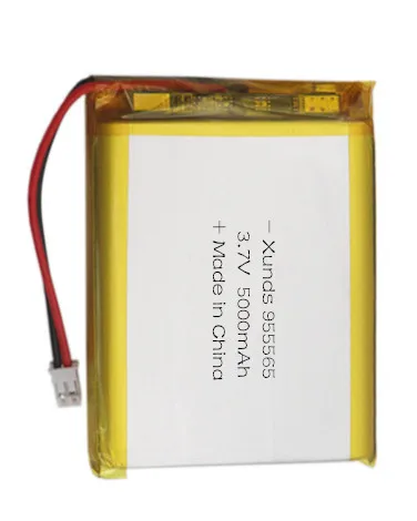 High quality hot sale 3.7v5000mah medical equipment smart home lighting mobile power supply polymer lithium battery 955565