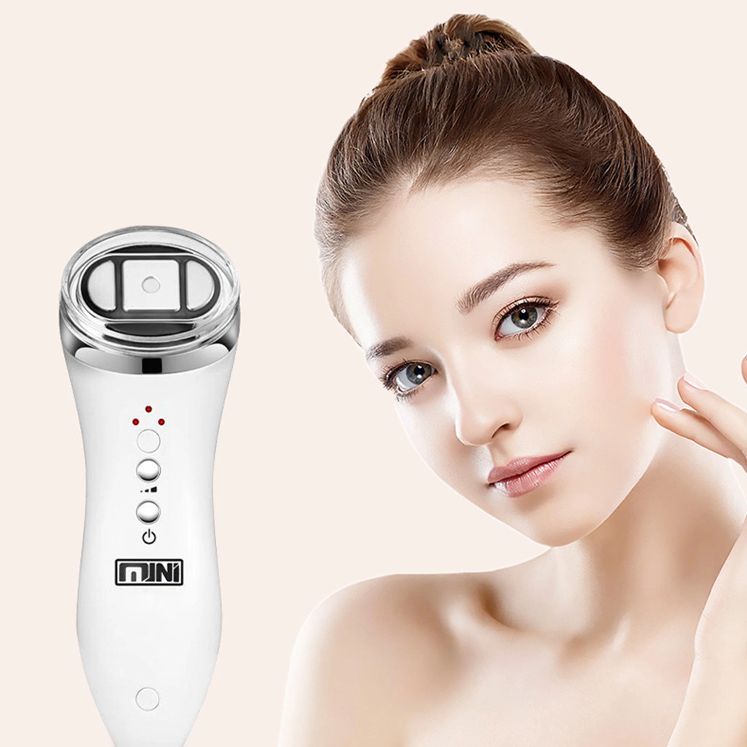 ems home use pink and white rf lifting device nourishing winkle remover portable emslim rf machine