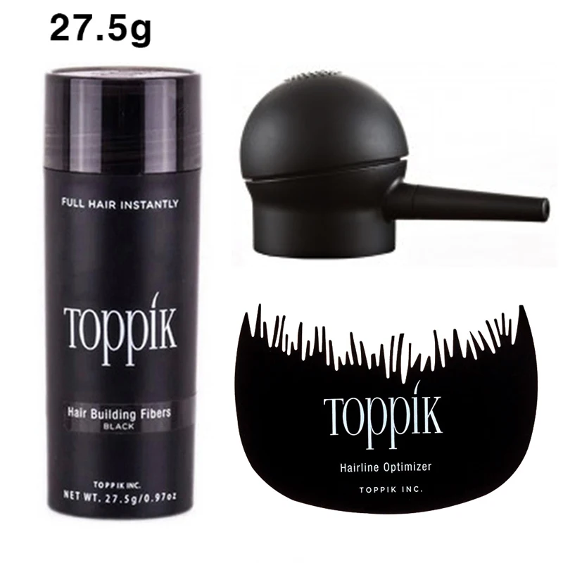 
Hair Fibers Keratin Toppik Thickening Spray Hair Building Fibers 27.5g Loss Products Instant Wig Regrowth Powders 