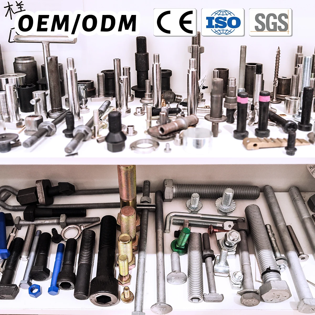 DIN 6921 Flange Bolts M10 Size Long-lasting Durability Salt-Spray Tested Carbon Copper Material Hex Square ASTM T-Bolt M3 M4