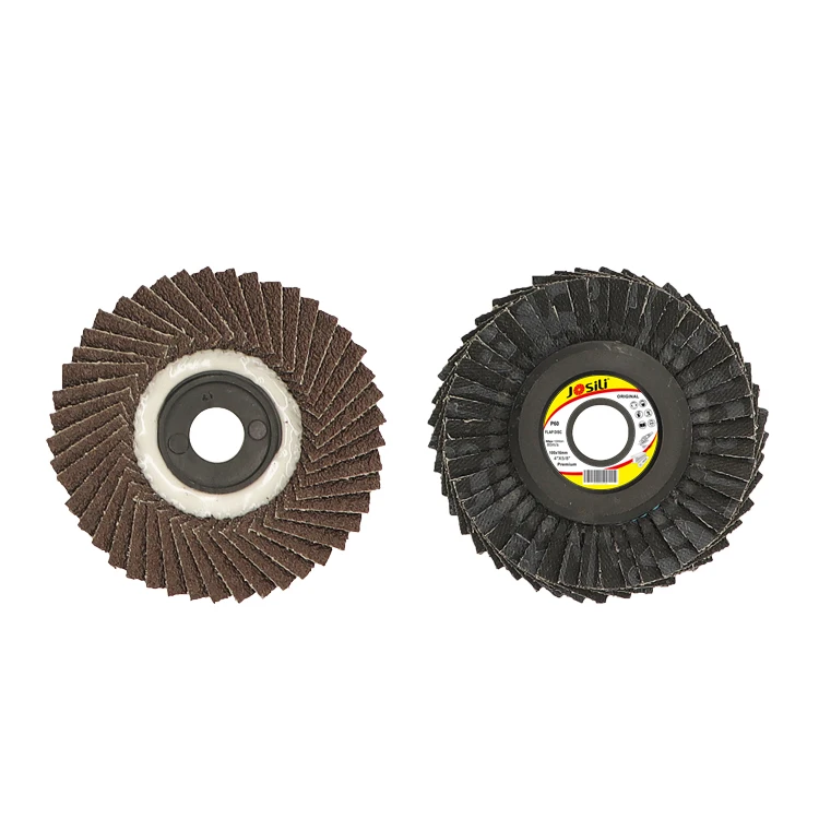 100x16MM abrasive aluminium calcined oxide flexible flap disc