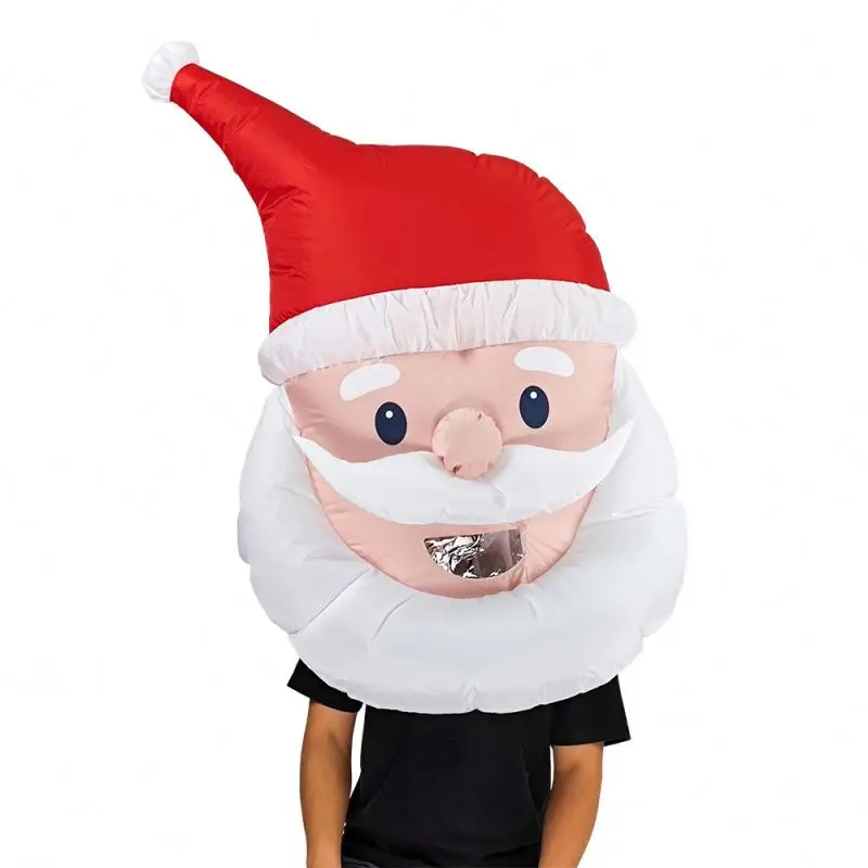 2025 Hot Design Animal Cosplay Shaking Head Headgear Inflatable Suit Ghost Dinosaur Inflatable Costume for Adult