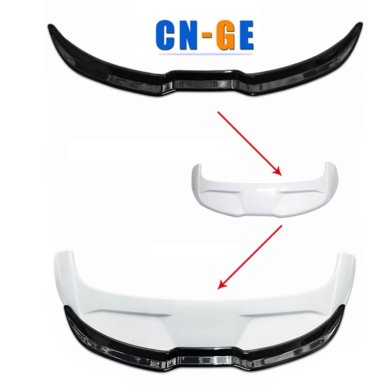 ABS Plastic Black Rear Trunk Boot Wing Lip Roof Spoiler for Ford Focus ST-Line 2019+