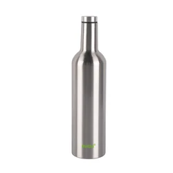 Wholesale Wine Bottle Opener 25oz Stainless Steel Double Wall Insulated Red Wine Glass Bottle With Screw Top