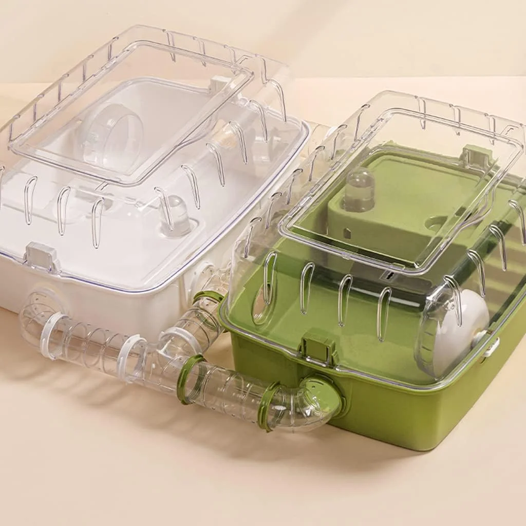 Transparent Acrylic Tunnel Animal Pet Cage Cage Panoramic Skylight Guinea Pig Cage