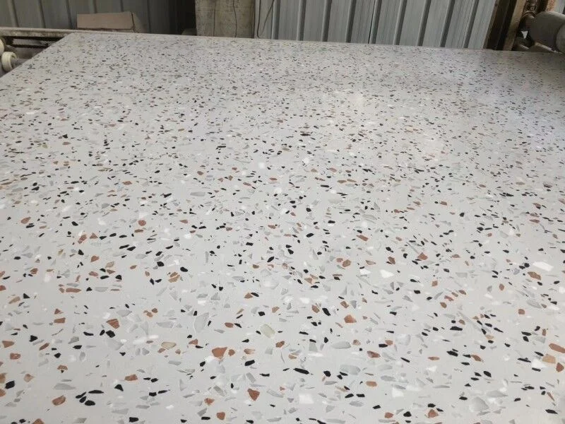 BOTON STONE Waterproof Coloful Terrazzo Stone Worktop Artificial Terrazzo for Countertops Terrazzo Kitchen Countertops