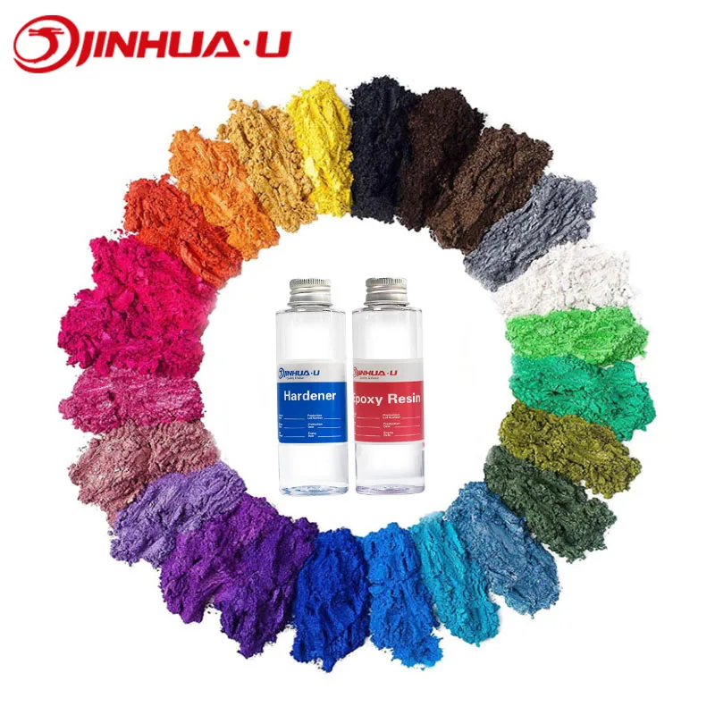Цветной пигмент JINHUA из эпоксидной смолы для блеска губ теней век и