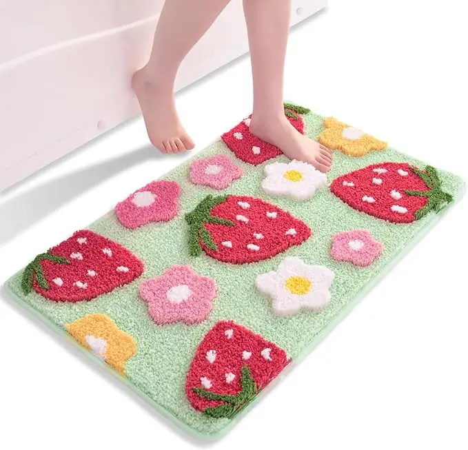 Коврик из микрофибры для ванной комнаты