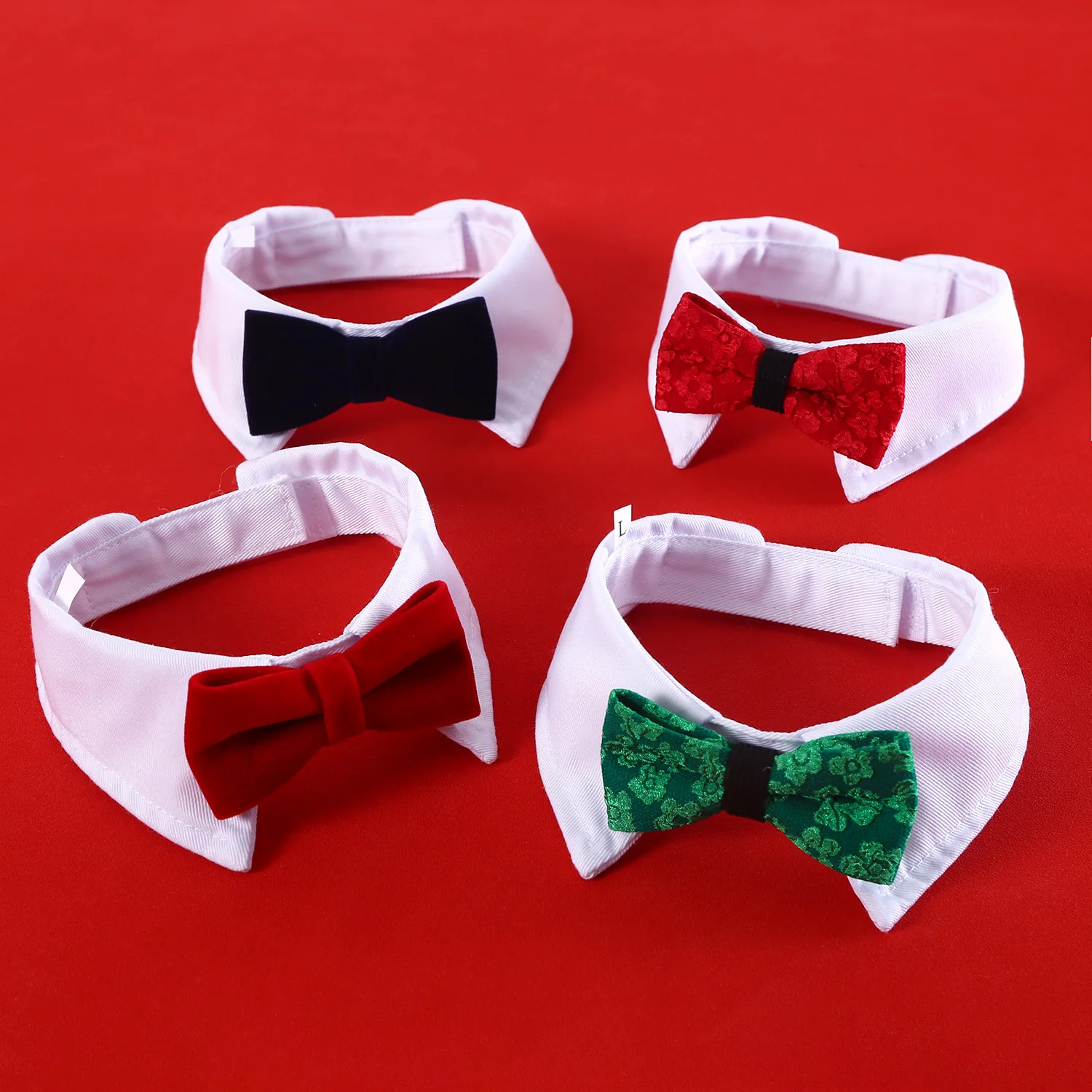 LM0220G Pet Velvet Necktie Cat dog collar Dog butterfly wedding bow tie