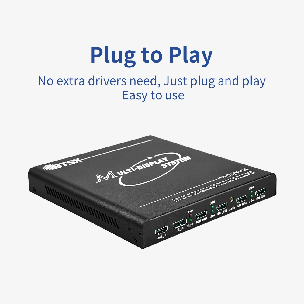 HDMI 1X3 1X4 2X2 VideoWall контроллер процессор 4K60 многоэкранный расширитель