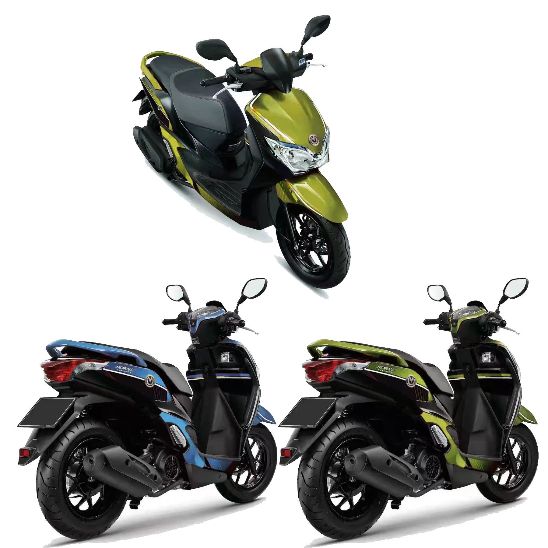 Good Quality 4 Stroke Air Cooled Gas Powered Scooter 125CC Gas Scooters Motorcycle