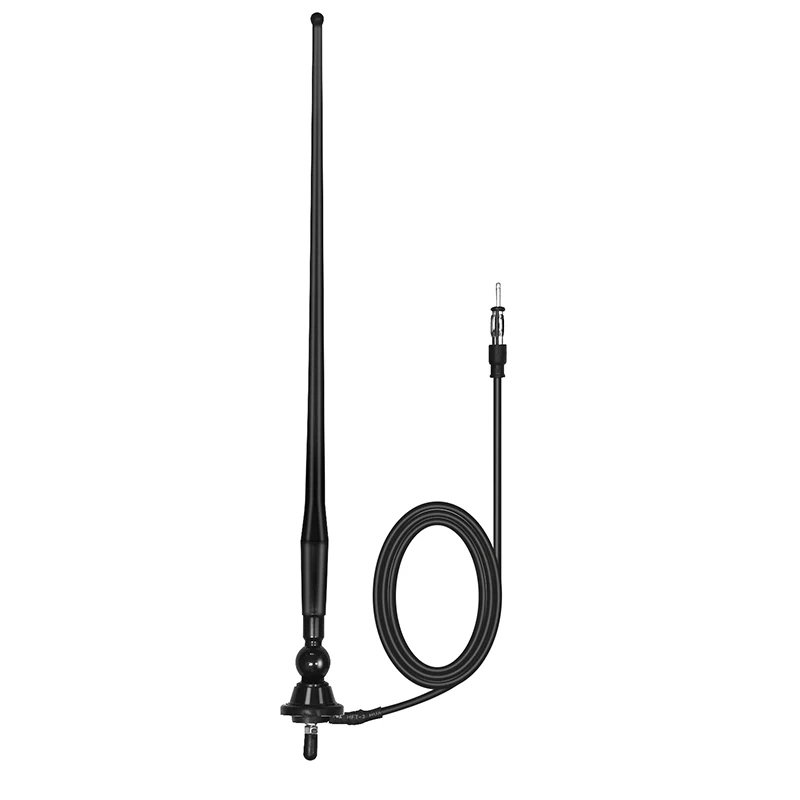 Car Black Rubber Antenna Marine Radio Antenna Waterproof Flexible Marine FM AM Modulators For Car Yacht Tractor ATV UTV RV