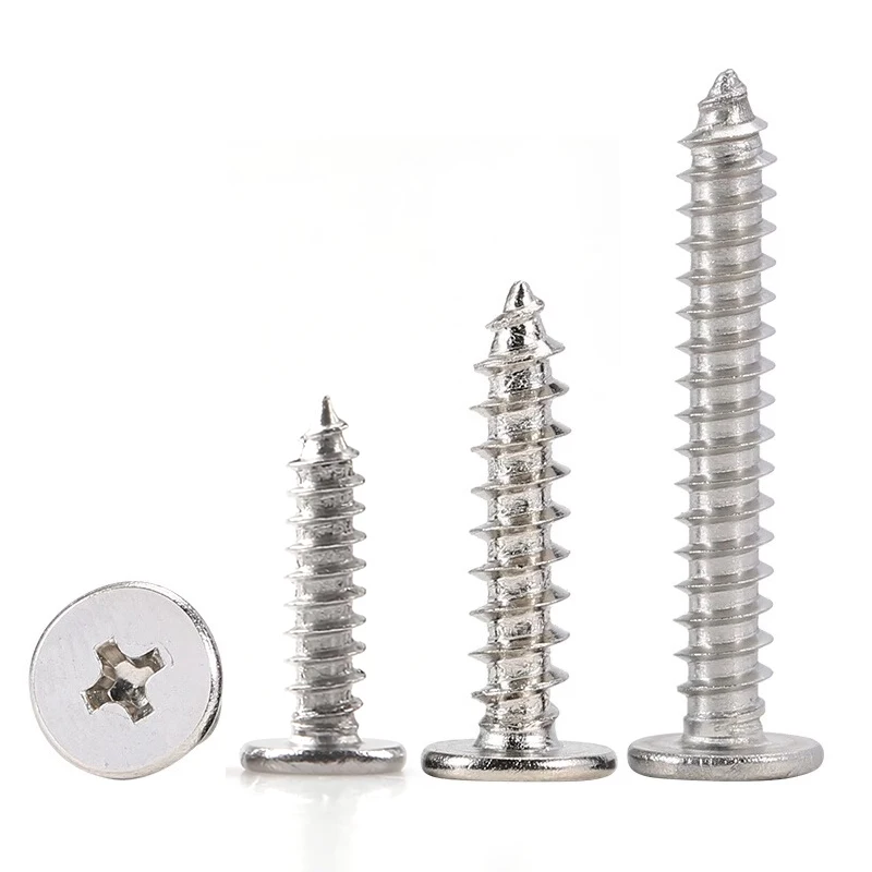 304 Stainless Steel   Head Wood Screw Stainless Steel Self Tapping Decking Screws