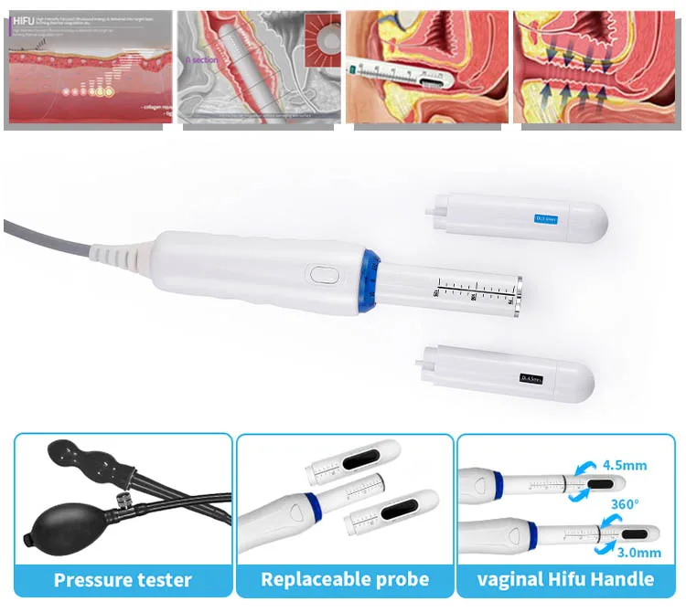 Mini 7D Hifu cartridges anti wrinkle 4d Hifu facial y corporal high intensity focused ultrasound hifu vagina 12d machine 2024