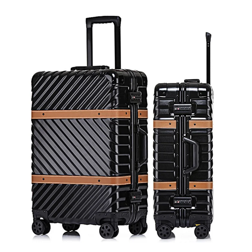High quality laguage bags travel aluminum suitcase trolley aluminum cabin luggage