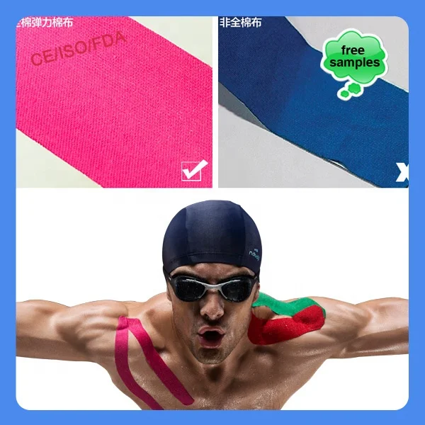 China Manufacture  Cotton waterproof sport tape kinesiology tape