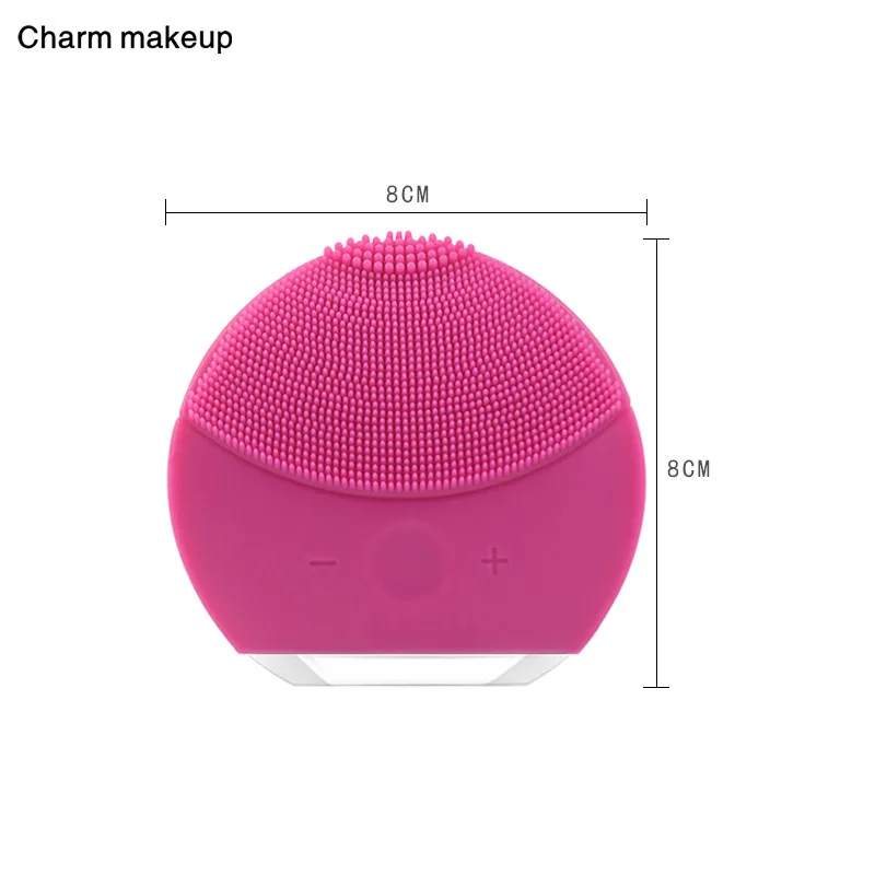 
Popular vibration facial cleaner brush USB rechargeable facial cleaning machine 