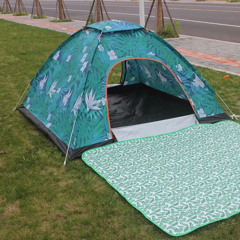 Custom Brand Ultralight Easy Instant Canvas Hiking Automatic Pop Up Camping Outdoor Tent