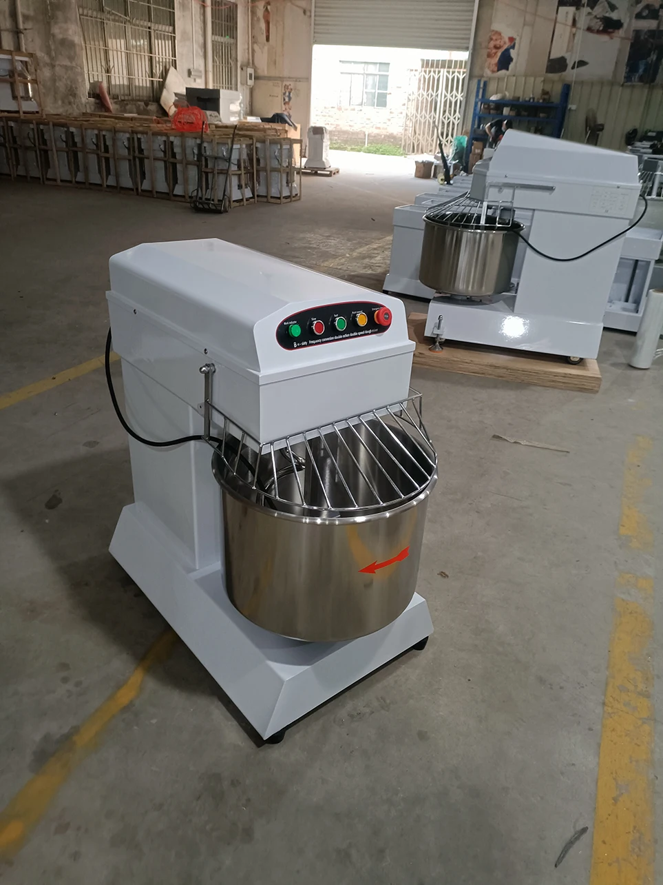 30L Stainless Steel Food Flour Spiral Dough Mixer For Commercial Bread Bakery