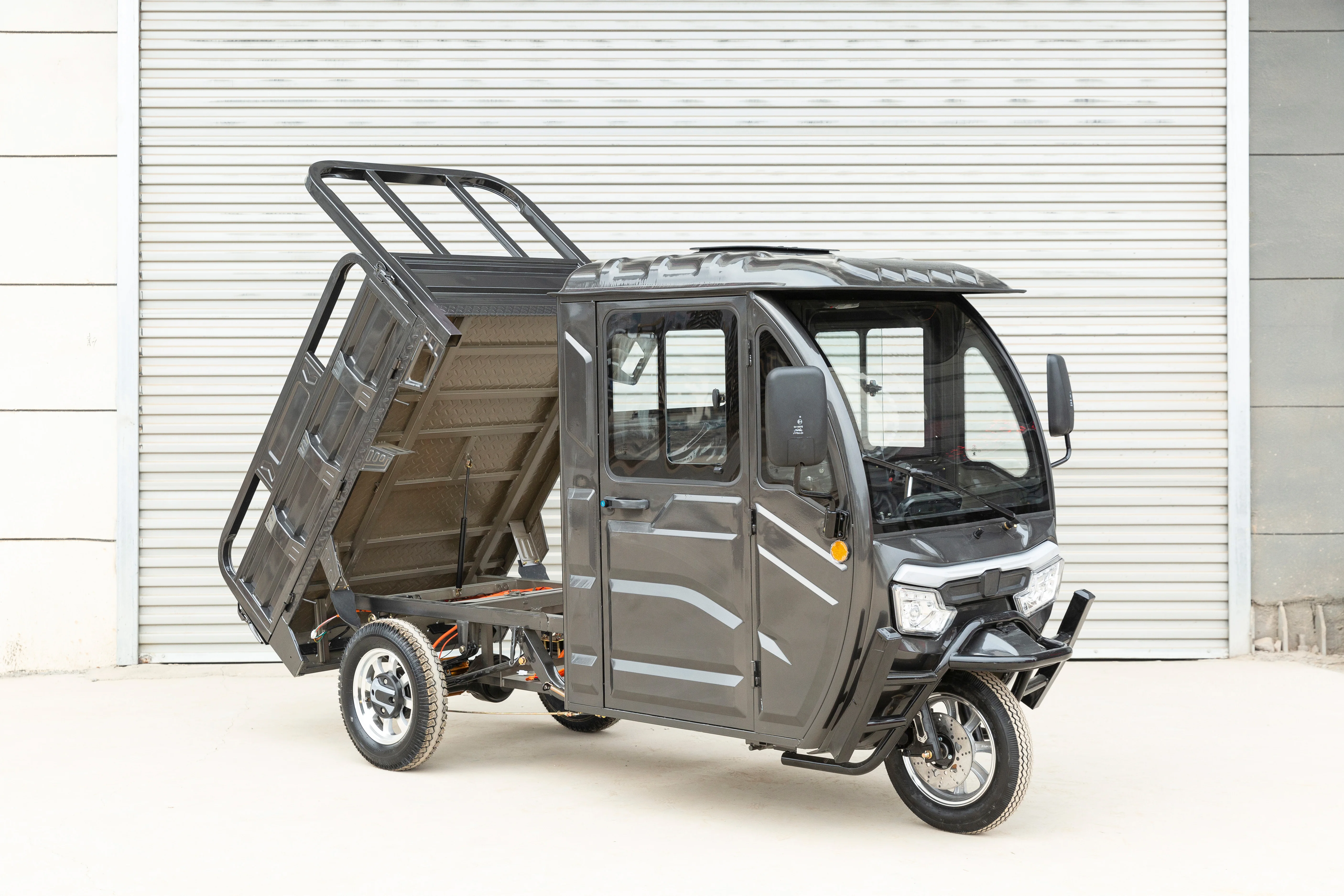 2000w 3000w 72V 52Ah/58AH Lead-acid battery three wheels electric bike 3 wheels tricycles with roof