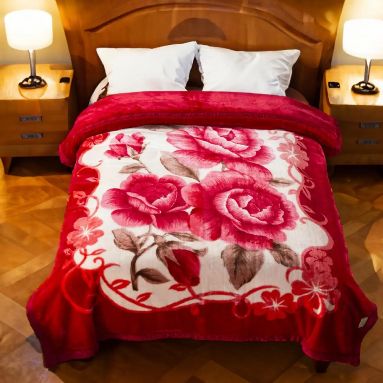 Blanket Raschel 100 Australia Wool Raschel Blanket Custom Printed Woven Kutombana Live Adults Winter Heavy Double Bed