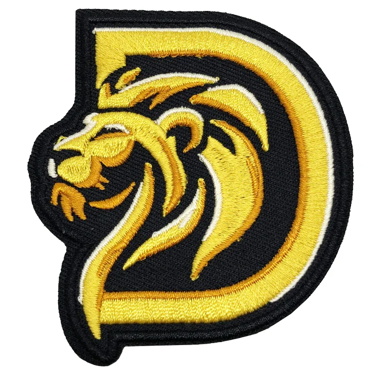 Custom Iron Patch Embroidery Fashion Logo Large Embroidered Patches For Hats