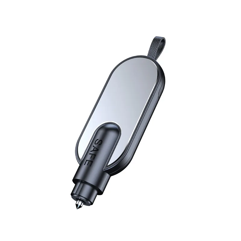 Multifunctional Mini Life-saving Hammer Glass Window Breaker Self Defense Stick Seat Belt Cutter Keychain Rescue Tool