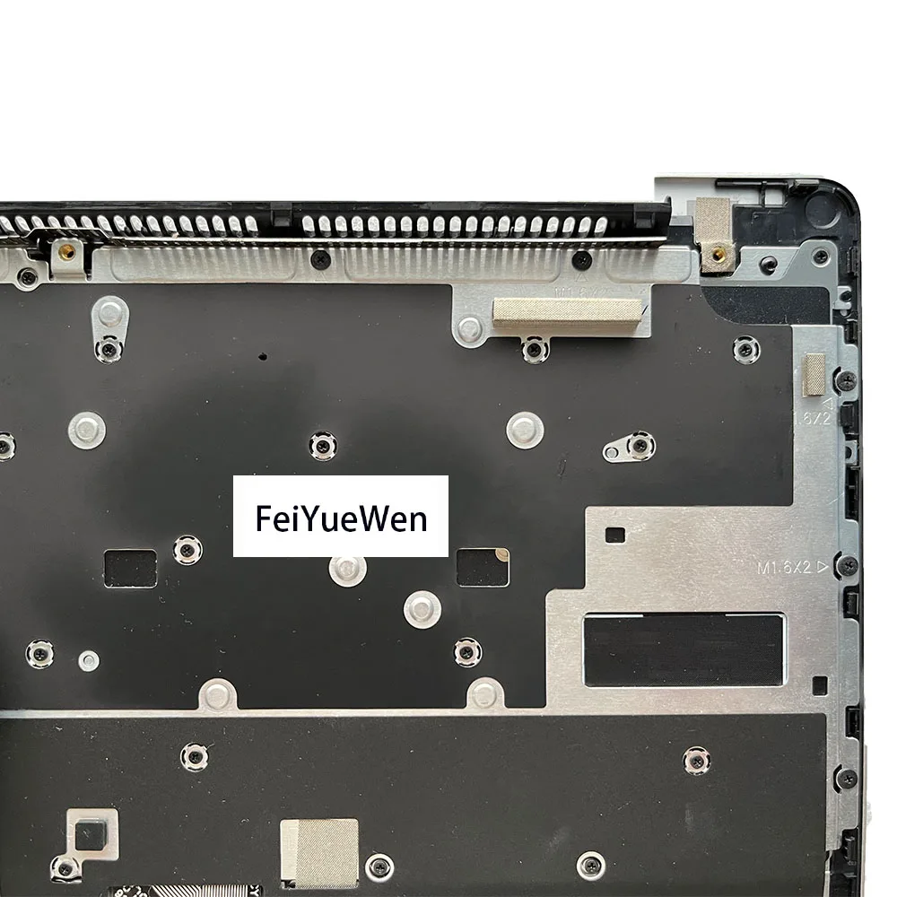 Palmrest with Keyboard Bezel for Microsoft Surface Laptop Go Gen 1 2 12.4 Touchpad Silver Color with Fingerprint Version