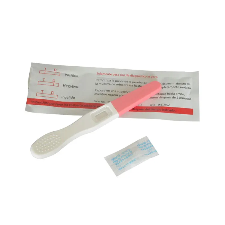 
 6,0 мм средний поток быстрой мочи HCG тест на беременность ручка для беременных  