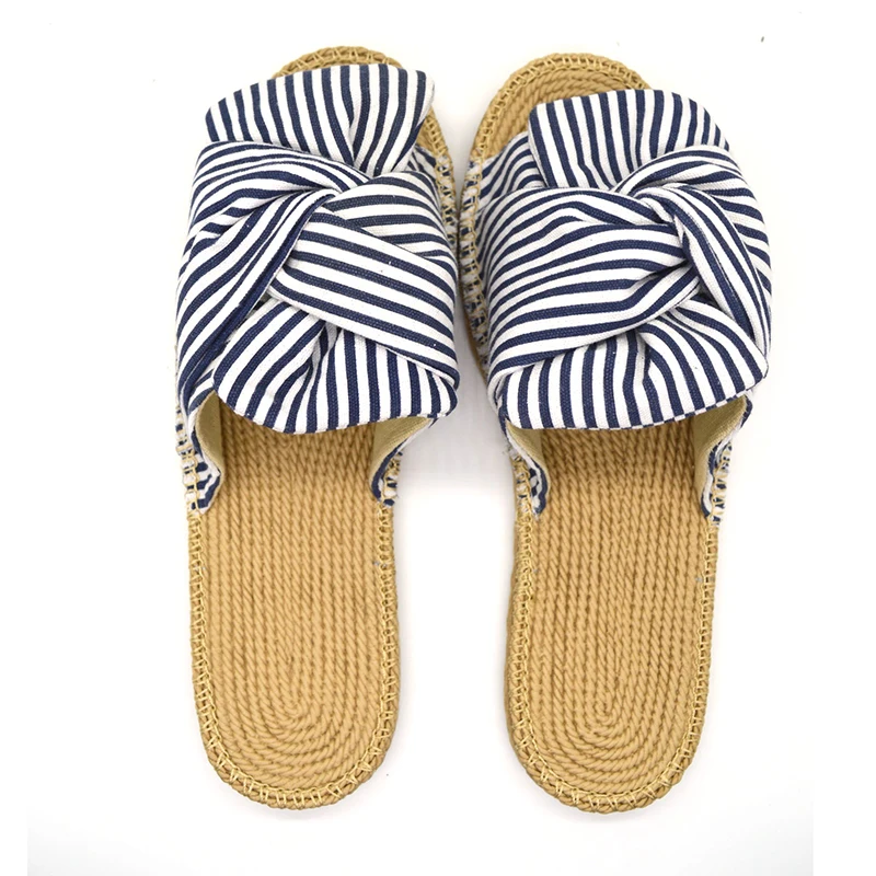 Top brand fashion women wedge slippers with flower