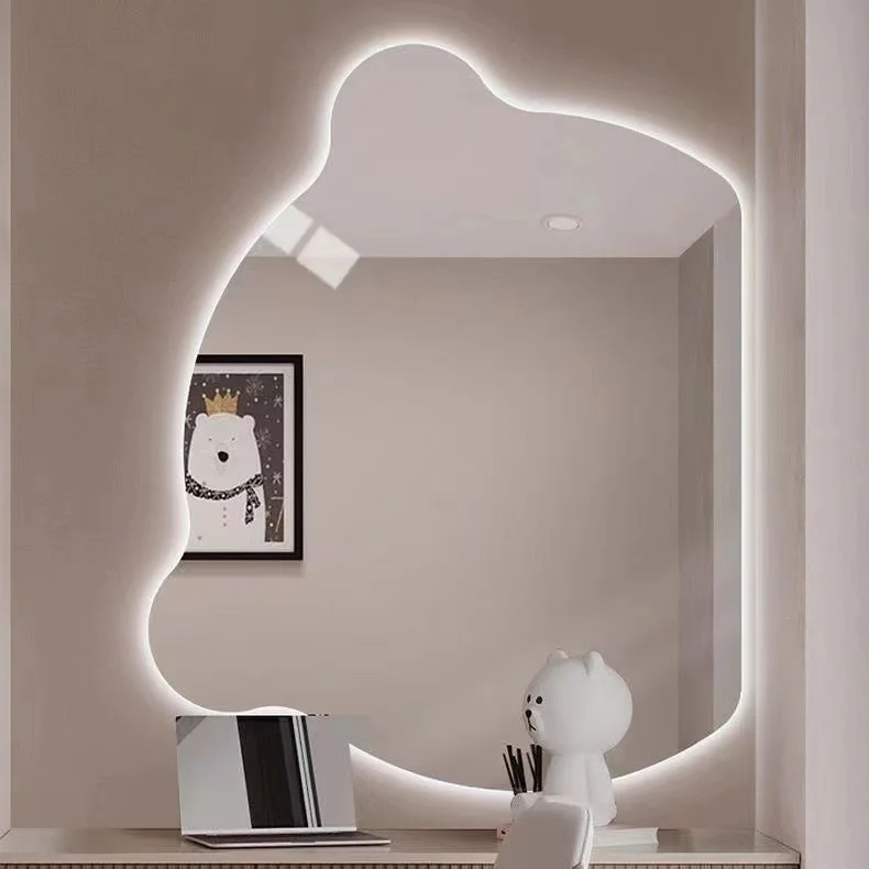 Customized bathroom smart mirror smart wall mounted mirror bathroom LED light  anti fog mirror Bluetooth
