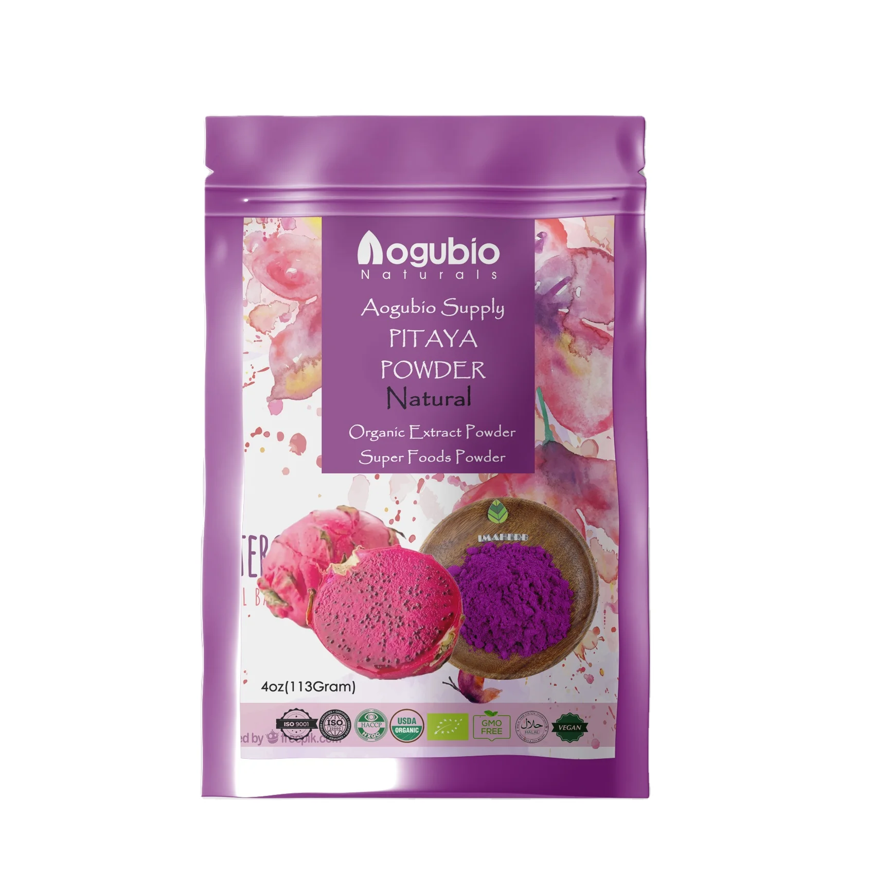 Customized Private Label Organic Freeze Dried Red Pitaya Dragon Fruit