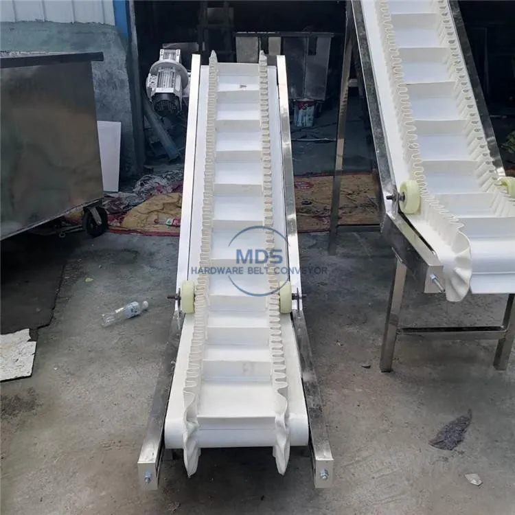 
cleated corrugated sidewall belt conveyor 