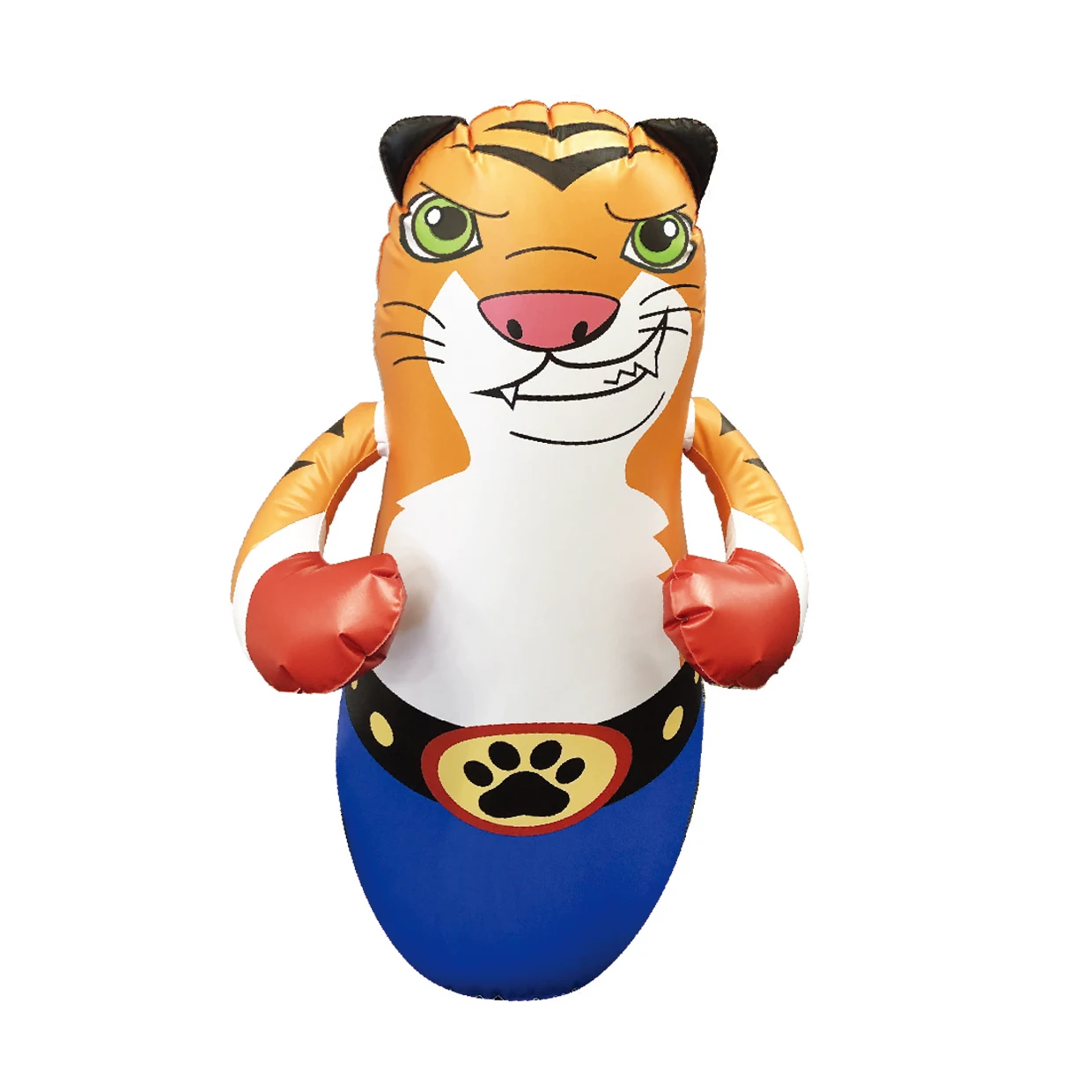 Wholesale Custom Strong PVC Inflatable Tumbler Toy Fitness Inflatable Boxing Punching Bag For Kids Inflatable Animal Tumbler Toy