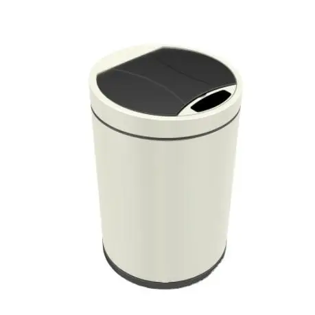 Office Smart Touchless Motion Sensor Kitchen Garbage Bin Sensor Stainless Steel Trash Can