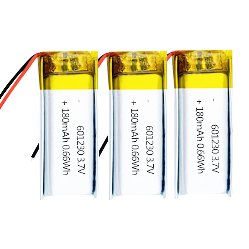 Chaoliyang lipo battery 180mah lithium ion polymer battery 3.7v 601230 502023 551430 li ion lipo lithium polymer battery