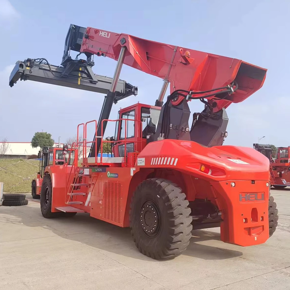 Good Condition Used HELI 45 tons SANY SRSC45V1A SRC450 45 TONS FORKLIFT Kalmaer forklift  container reach stacker SRC450