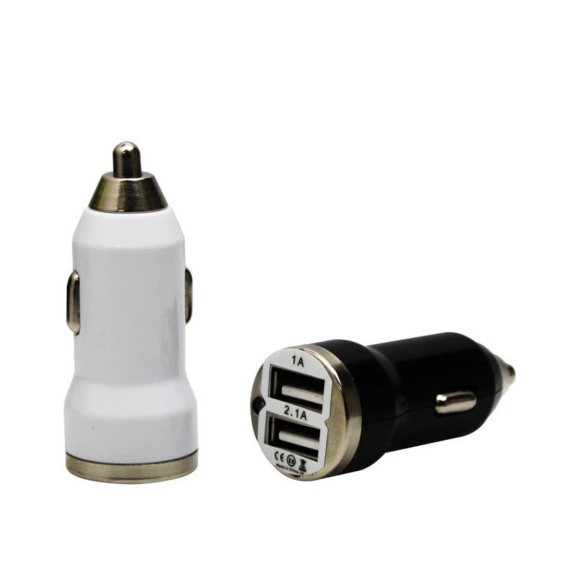 
hot selling intelligent universal dual-port fast charging mobile phone on-board car charger for iPhone XS/Max/XR/X/8/7/6/Plus 