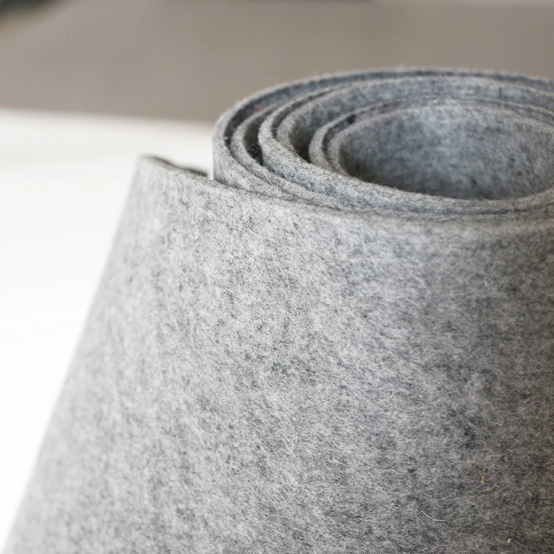 MINGYU 1mm 2mm 3mm 4mm 5mm 10mm Thick Wool Polyester Spunbond Needle punched felt fabric for Car interior