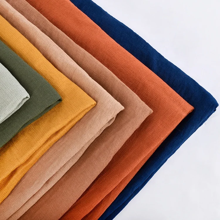 Shaoxing Textiles Custom Pantone Color Solid Woven Crespo Viscose Nylon Fabric for trousers