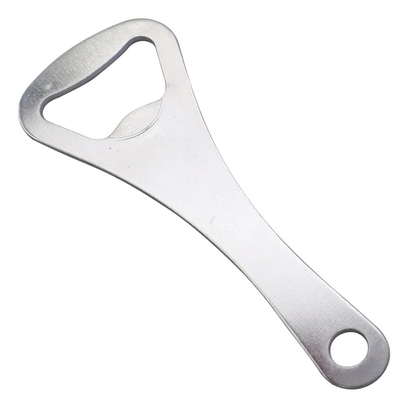 Custom Laser Logo Steel Beer Opener For Bar And Home Advertising Engraving Blank Metal Wine Bottle Opener