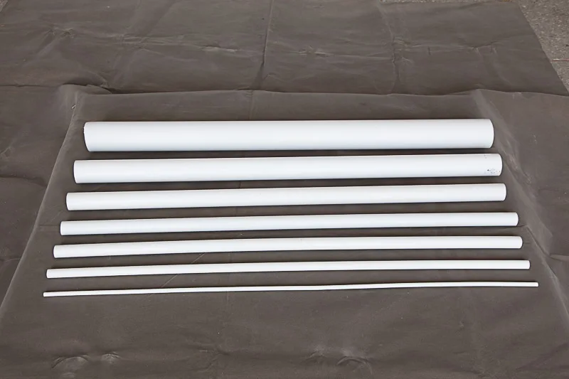 Горячая распродажа углеродный стержень ptfe белые PTFE трубы для производства формирующие стержни