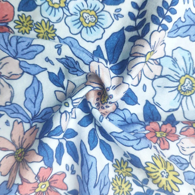 Hot sale 100% Cotton Digital Printed Jersey Fabric For T-shirt