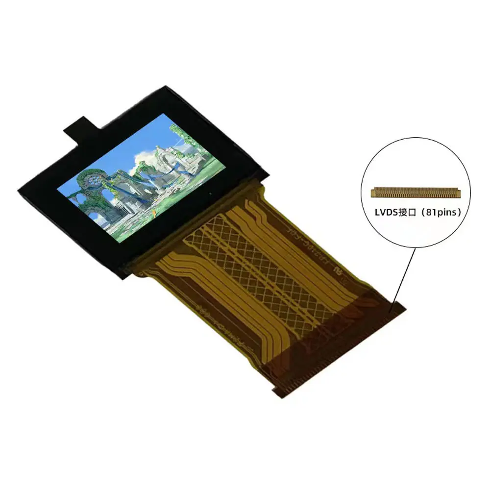 0.71 Inch Hd Resolution 1920*1080 Oled Lcd Display Lvds Interface Micro Headset Instrument Screen Display Manufacturing Factory
