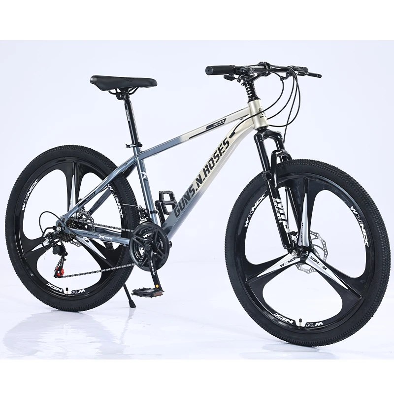 MTB 26inch Mountain Bike High Carbon Steel Frame bicicleta de montaa 21Speed Disc Brake Mountain Bike for Men and Women