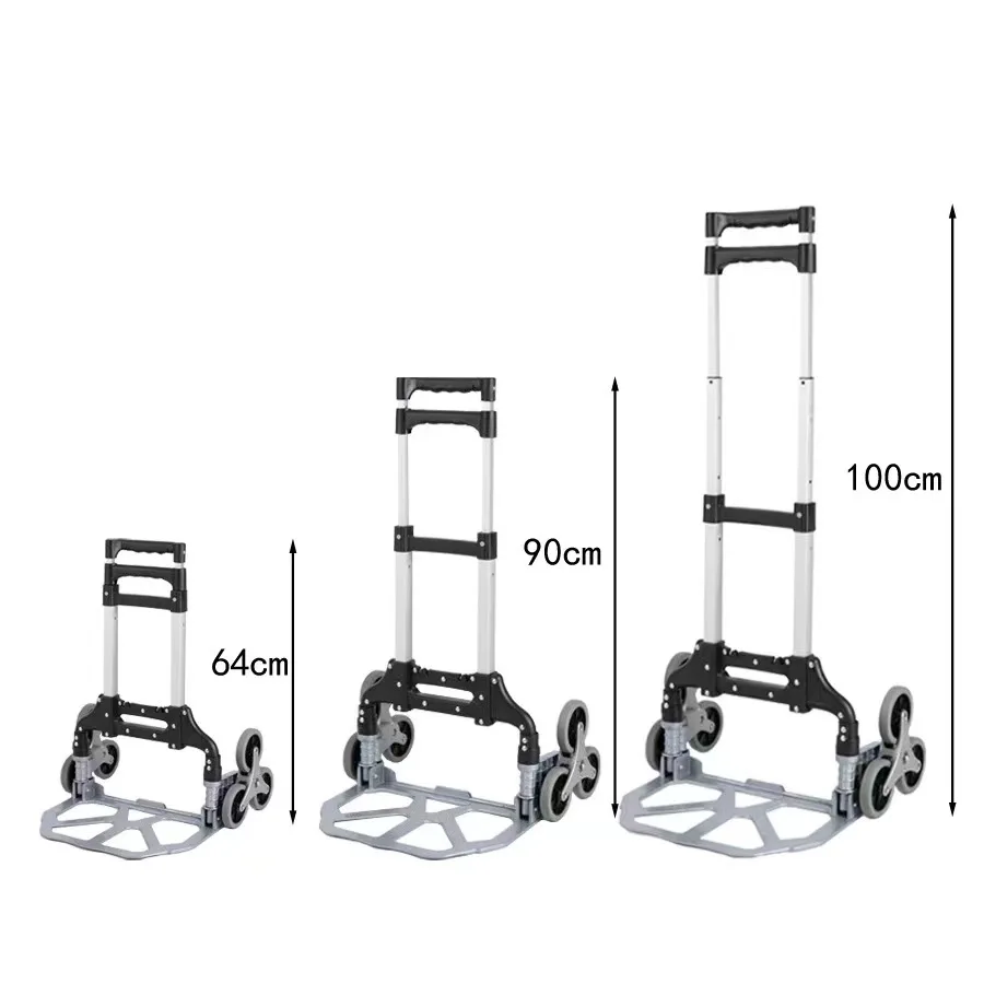Source manufacturers climbing car aluminum trolley cart folding luggage trolley trolley shopping cart grocery carts