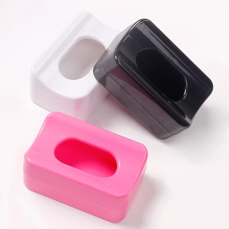 Nail Art Powder Recycling Container Sequins Storage Box Nail Art Dipping Powder Collection Portable Plastic Case Nail Art Tools