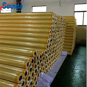 Backlit Billboard Raw Material Flex Banner Rolls Double White PVC Flex Banner