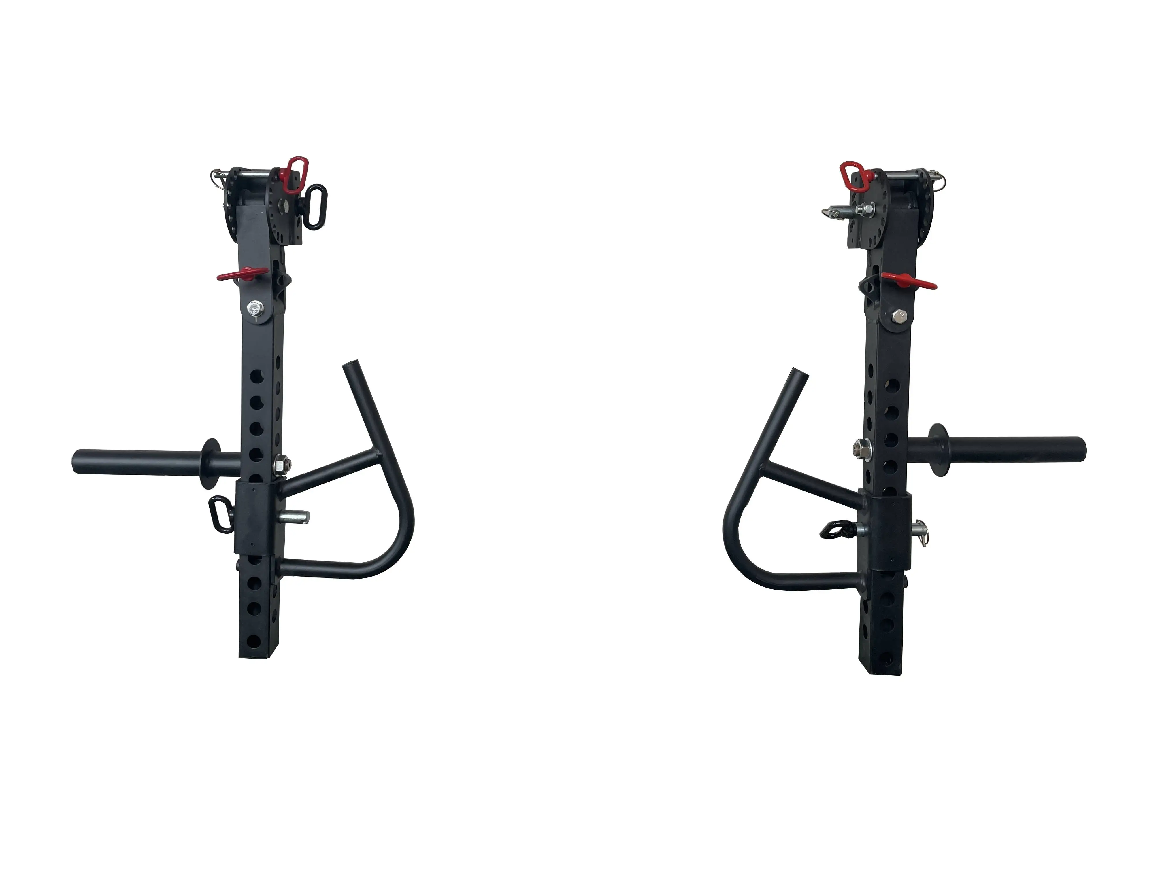 Multi-function squat rack equipment adjustable jammer arms